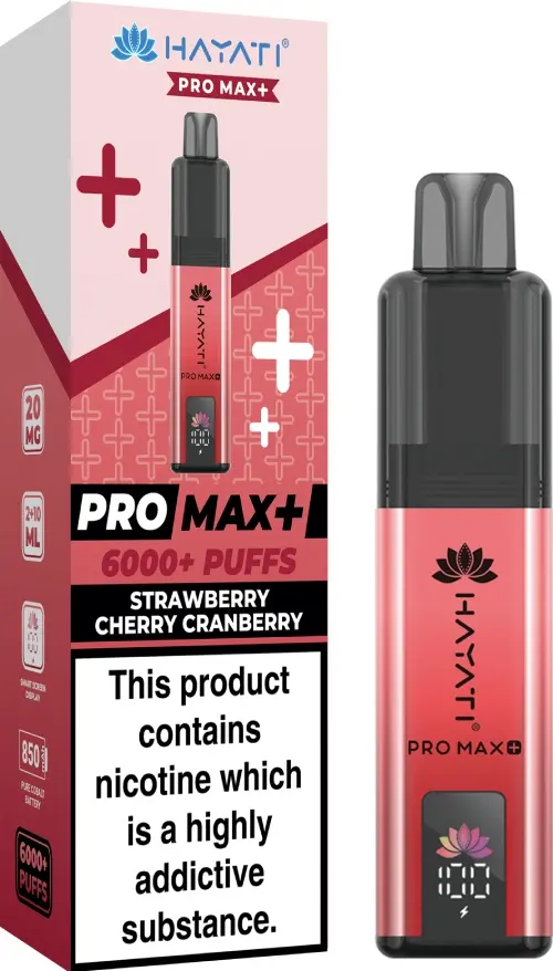Hayati Pro Max Plus Strawberry Cherry Cranberry